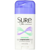 Sure Anti-Perspirant Deodorant Original Solid Unscented - 2.7 oz