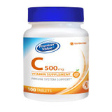 Premier Value C Vitamin Supplement - 500mg, Tablets 100 ct