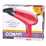 Conair Ionic Cord-Keeper Ceramic Hair Dryer - Red, 1875w