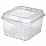 Storage Box Flip Top Tote - Clear