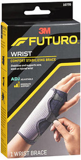 Futuro Reversible Splint Wrist Brace Adjust To Fit, Moderate - Each