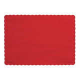Solid Color Placemat - Red, 9.5"x14"