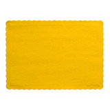 Solid Color Placemat - School Bus Yellow, 9.5"x14"