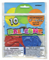 Balloons - Red/White/Blue, 12"