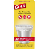 Glad Garbage Flat Top Small Bag - 30 ct