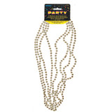 Bead Necklace Party Favors - Silver, 32"