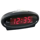 LED Alarm Clock - Black