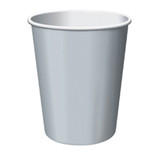 Solid Color Hot/Cold Cups - Shimmering Silver, 9 oz