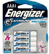 Energizer E2 Lithium Batteries  AAA - 4 pk