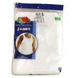 Men's White A-Shirt 3-Pack T-Shirt - White, X-large