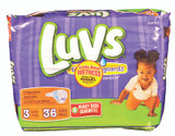 Luvs Convenience Pack Diapers 34ct - Size 3 (34 ct), 16-28 lb