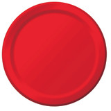 Solid Color Dinner Plates - Classic Red, 9"