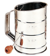 Mrs. Anderson's Crank Handle Sifter - Stainless Steel, 3 cup