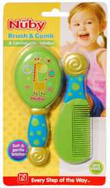 Nuby Infant Brush & Comb Set - Asst, 2 pc