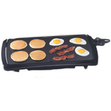 Presto Cool Touch Electric Griddle Small Appliance - 10.5x20.5", Black