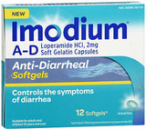 Imodium A-D Anti-Diarrheal Softgels - 12 ct