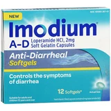 Imodium A-D Anti-Diarrheal Softgels - 12 ct