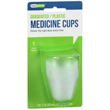 Ezy Dose 1 oz Plastic Graduated Medicine Cups  - 10 ea.