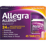Allegra 24-Hour Allergy Relief - 45 Ct.