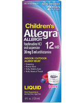 Allegra Children's Allergy Relief Berry Flavor - 4 oz