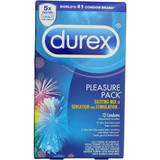Durex Pleasure Pack Lubricated Latex Condoms - 12 Ct. Durex Pleasure Pack Lubricated Latex Condoms - 12 Ct.