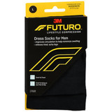 Futuro Revitalizing Dress Socks for Men Moderate Compression Large Black - 1 pr