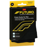 Futuro Revitalizing Dress Socks for Men Medium Black Moderate Compression - 1 pr