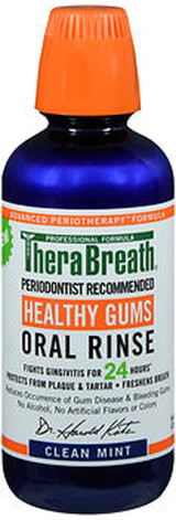 TheraBreath Healthy Gums Oral Rinse Clean Mint - 16 oz