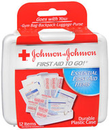 Johnson & Johnson Red Cross First Aid To Go Kit