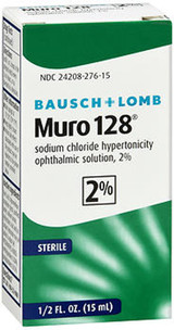 Bausch + Lomb Muro 128 Solution 2% -  .5 oz