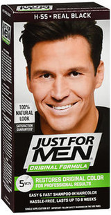 Just For Men Original Formula Haircolor Real Black H-55 - 1 ea.