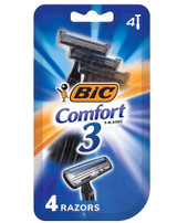 Bic Comfort 3 Shavers Sensitive Skin - 4 ct