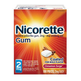 Nicorette Gum 2mg Cinnamon Surge - 100 ct