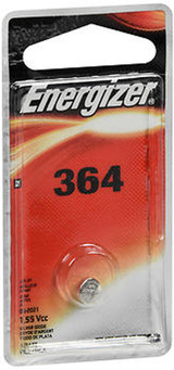 Energizer Zero Mercury Watch/Electronic Silver Oxide Battery Size 364 - 1 ea