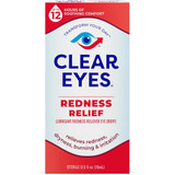 Clear Eyes Redness Relief Lubricant Eye Drops - 0.5 fl oz