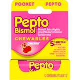 Pepto-Bismol To-Go Chewable Tablets Cherry - 12 ct