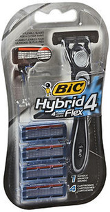 Bic Hybrid 4 Advance Razor - 1 handle, 4 cartridges