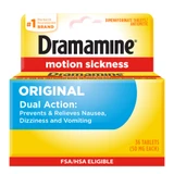 Dramamine Motion Sickness Relief Tablets Original Formula - 36 ct
