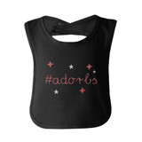 Adorbs Cute Baby Bibs Funny Infant Bib In Black Baby Shower Gift Ideas