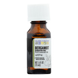 Aura Cacia Pure Essential Oil Bergamot - 0.5 Fl Oz