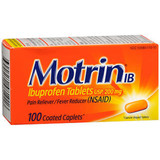 Motrin Ibuprofen Caplets - 100 ct