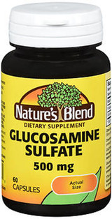 Nature's Blend Glucosamine Sulfate 500 mg Capsules - 60 ct