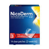 NicoDerm CQ Clear Patches, 7 mg, Step 3 - 14 ct