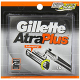 Gillette AtraPlus Cartridges with Lubrastrip - 10 ct
