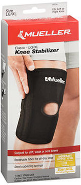 Mueller Elastic Knee Stabilizer Moderate Large/X-Large #6472A