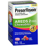 Bausch + Lomb PreserVision AREDS 2 Chewables Mixed Berry Flavor - 60 ct