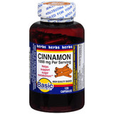 Basic Vitamins Cinnamon 1000 mg per Serving Capsules - 120 ct
