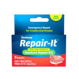 D.O.C. Dentemp Repair-It Denture Repair Kit - 3 Repairs
