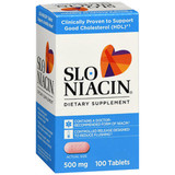 Slo-Niacin 500 mg Dietary Supplement Tablets - 100 ct