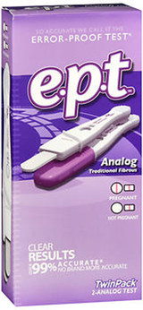 e.p.t. Analog Early Pregnancy Tests - 2 Ct.
